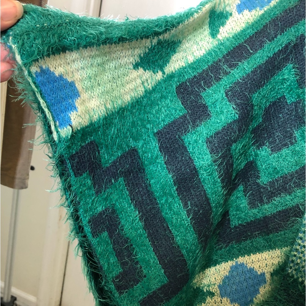 Free People☀️Diamond back kimono in green - Picture 4 of 11